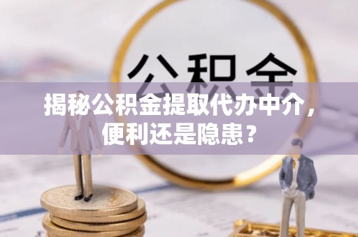 宁县揭秘公积金提取代办中介，便利还是隐患？